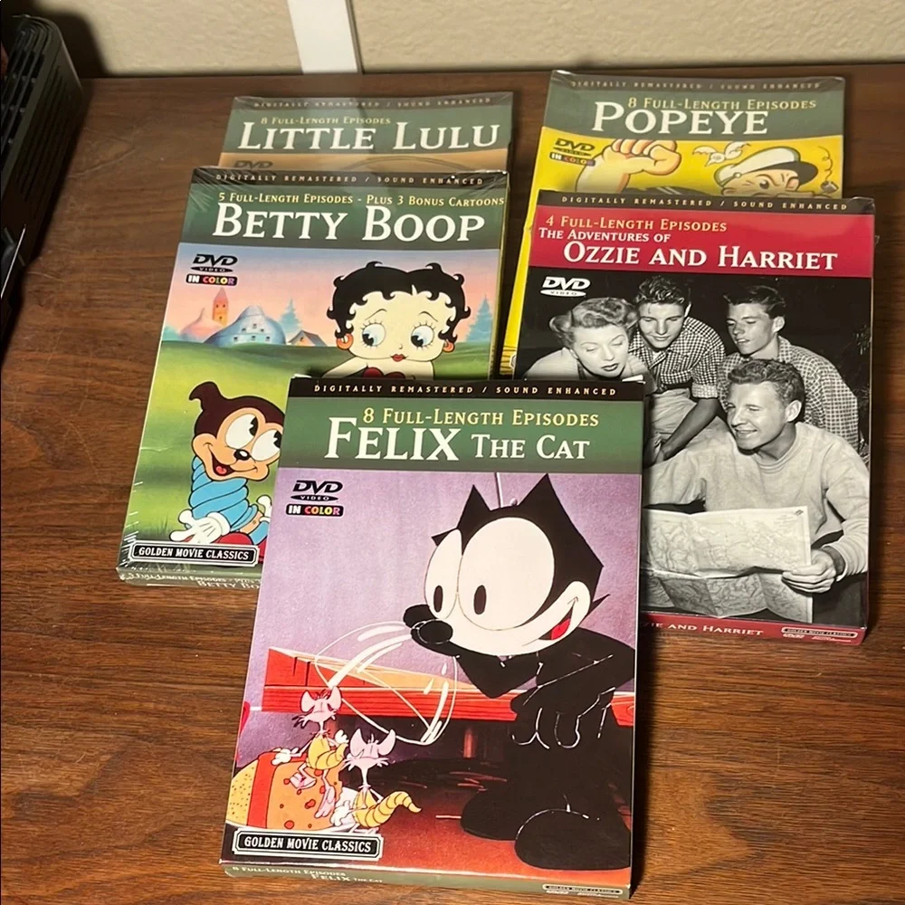 ❤️❤️❤️ Felix The Cat, Little LuLu, Betty Boop, Popeye and more DVD Collection -